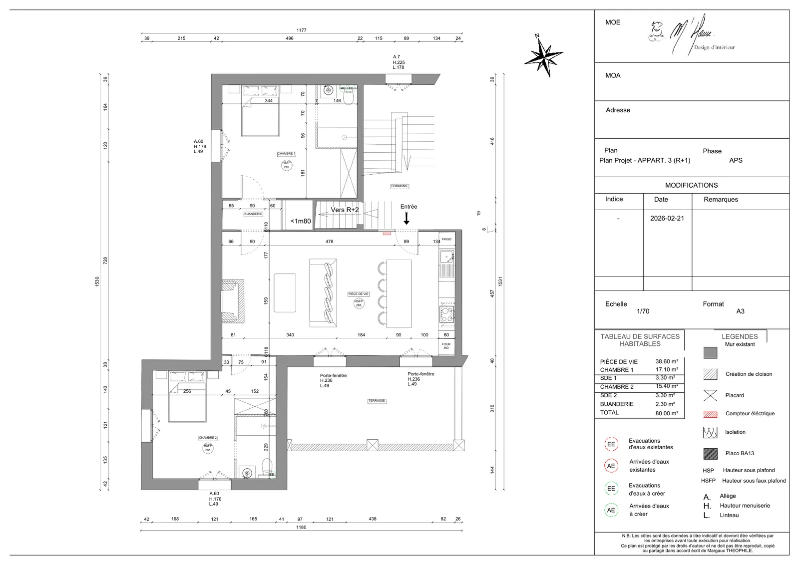 Plan d'implantation — livrable M'HOUSE