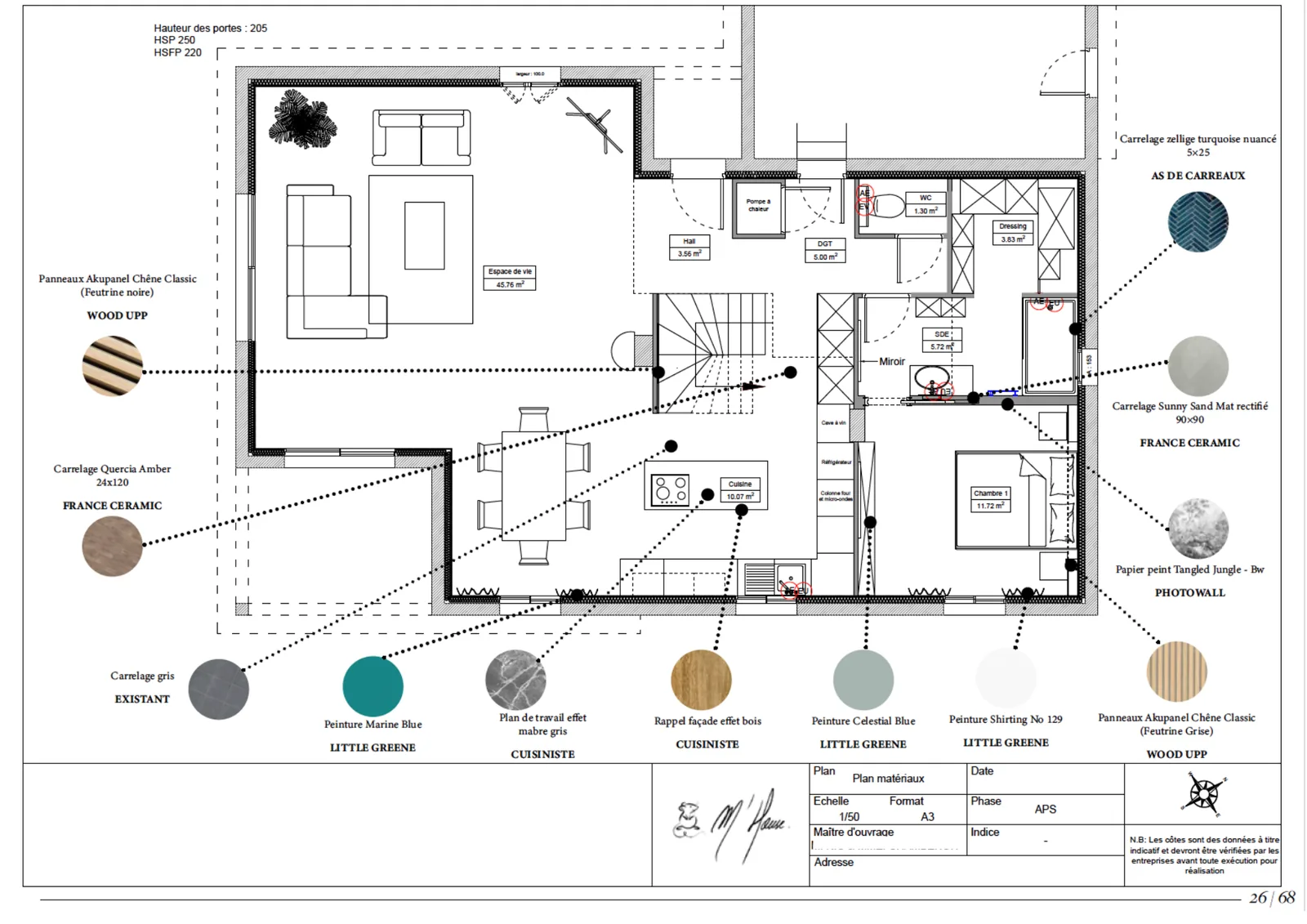 Plan matériaux — livrable M'HOUSE