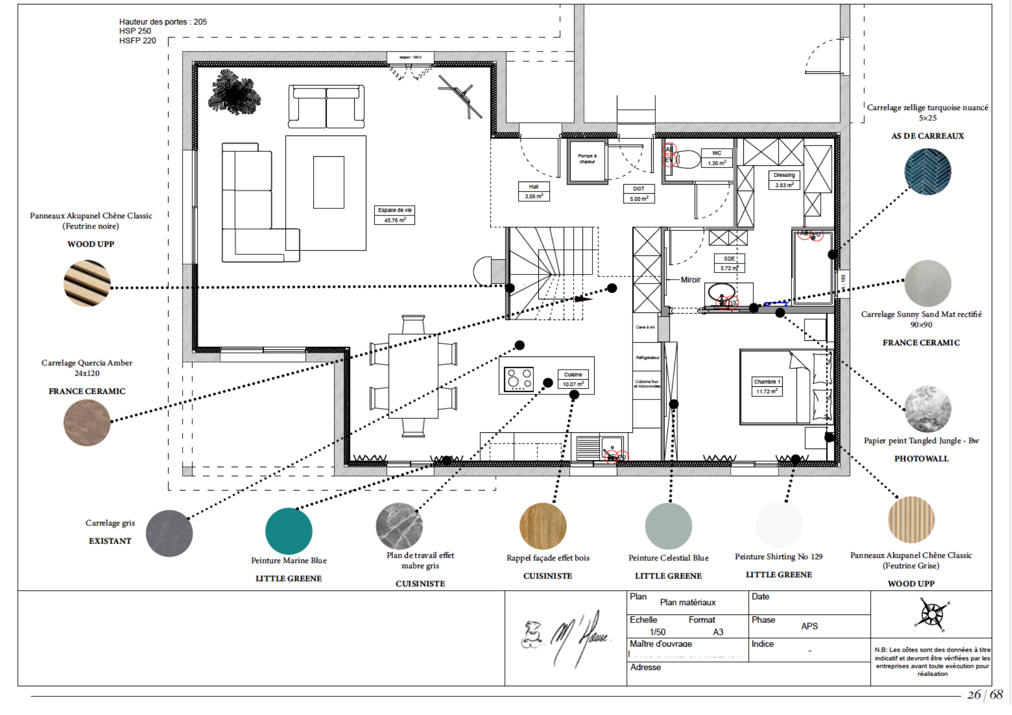 Plan matériaux — livrable M'HOUSE